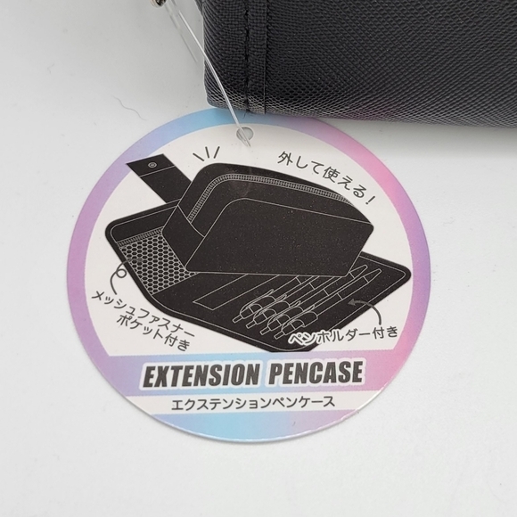 New Crux Directly Brisker Black Pencil Cosmetic Case Pouch - Picture 2 of 7